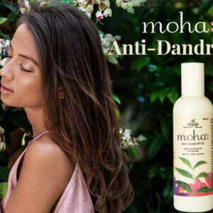 Moha: Anti Dandruff Oil with Tea Tree Oil, Neem Oil, Hibiscus Oil, Rosemary Oil | Hair Oil for Men & Women | For All Hair Types