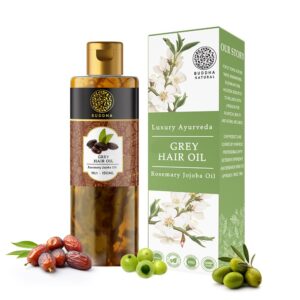 Read more about the article Buddha Natural Oil For Greys – A Complete, 100% Natural Solution for Grey Hair