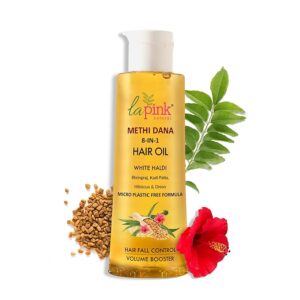 Read more about the article La Pink Methi Dana/Fenugreek Seeds 8-in-1 Hair Growth Oil 150ml: Your Ultimate Hair Care Solution
