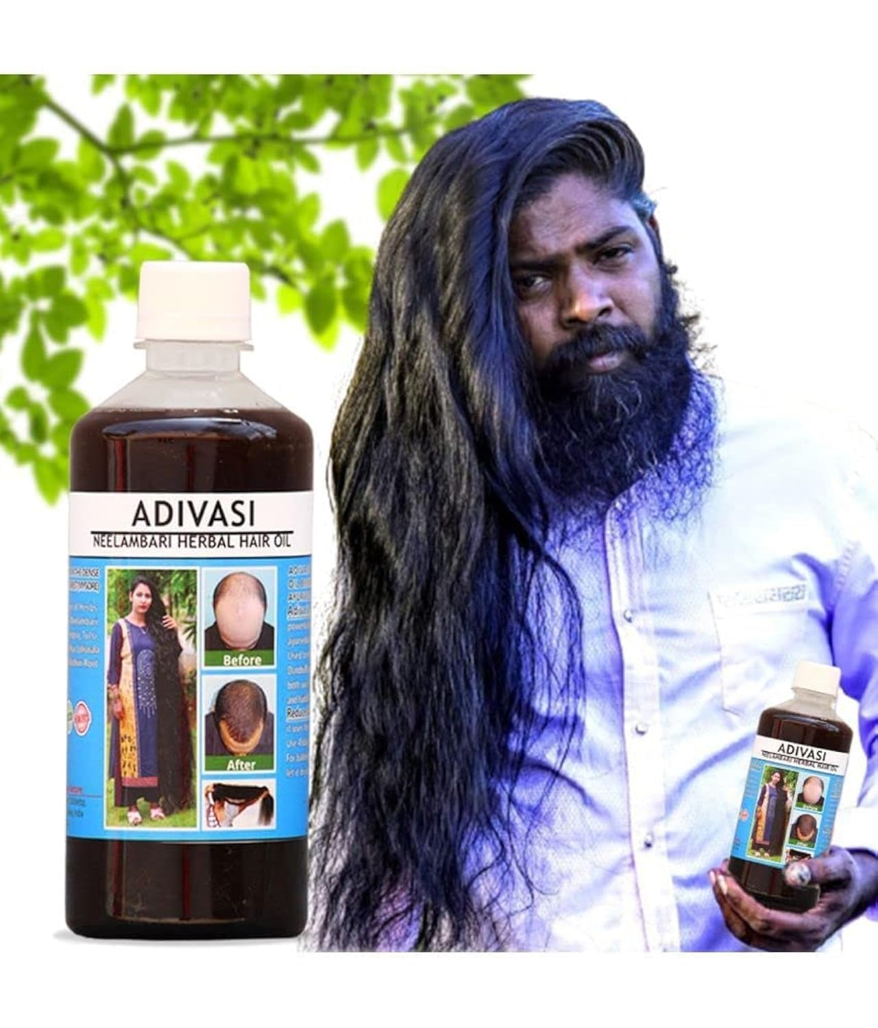 Neelambari Ayurvedic Hair Care Adivasi Neelambari Herbal Hair Oil