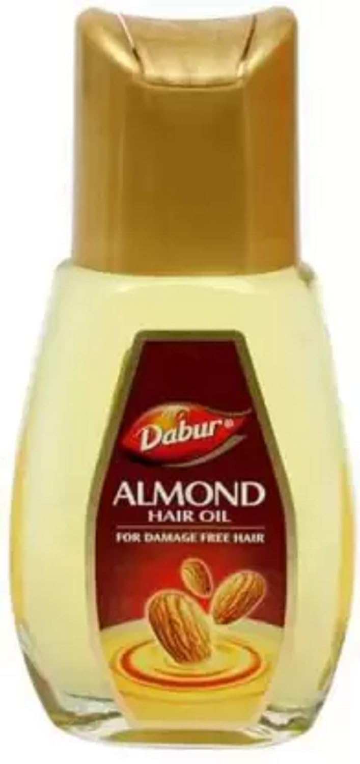 Dabur Almond Hair Oil for Healthy Scalp, Anti-hair Fall, Anti-dandruff,