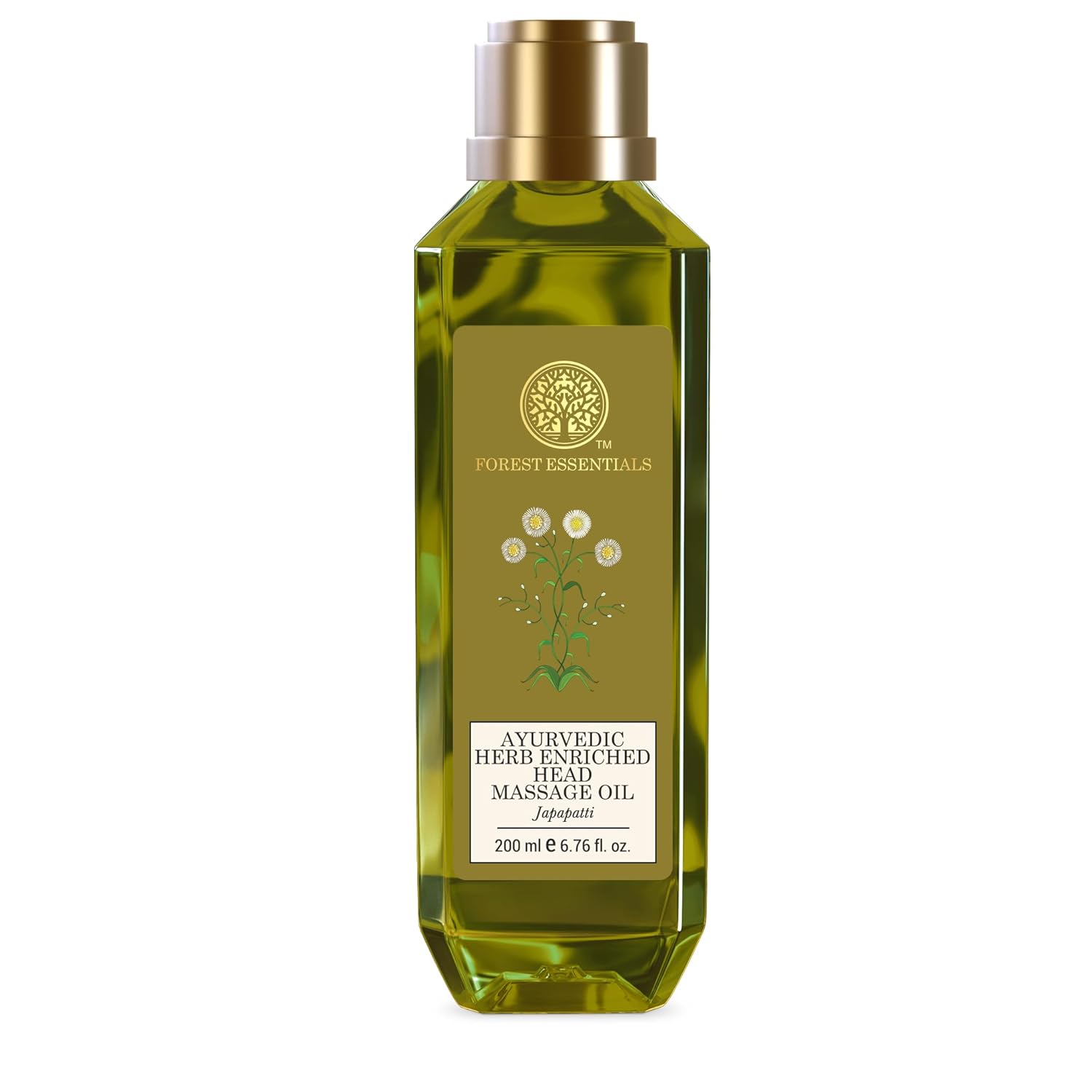 Forest Essentials Ayurvedic Japapatti Head Massage Oil For Stronger, Thicker Hair | Best for Dry & Chemically Treated Hair | Reduces Hairfall
