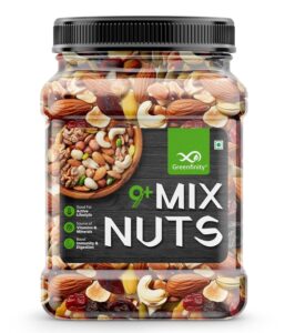 Read more about the article “GreenFinity Healthy Nutmix Jar: Almonds, Cashews, Raisins & More”